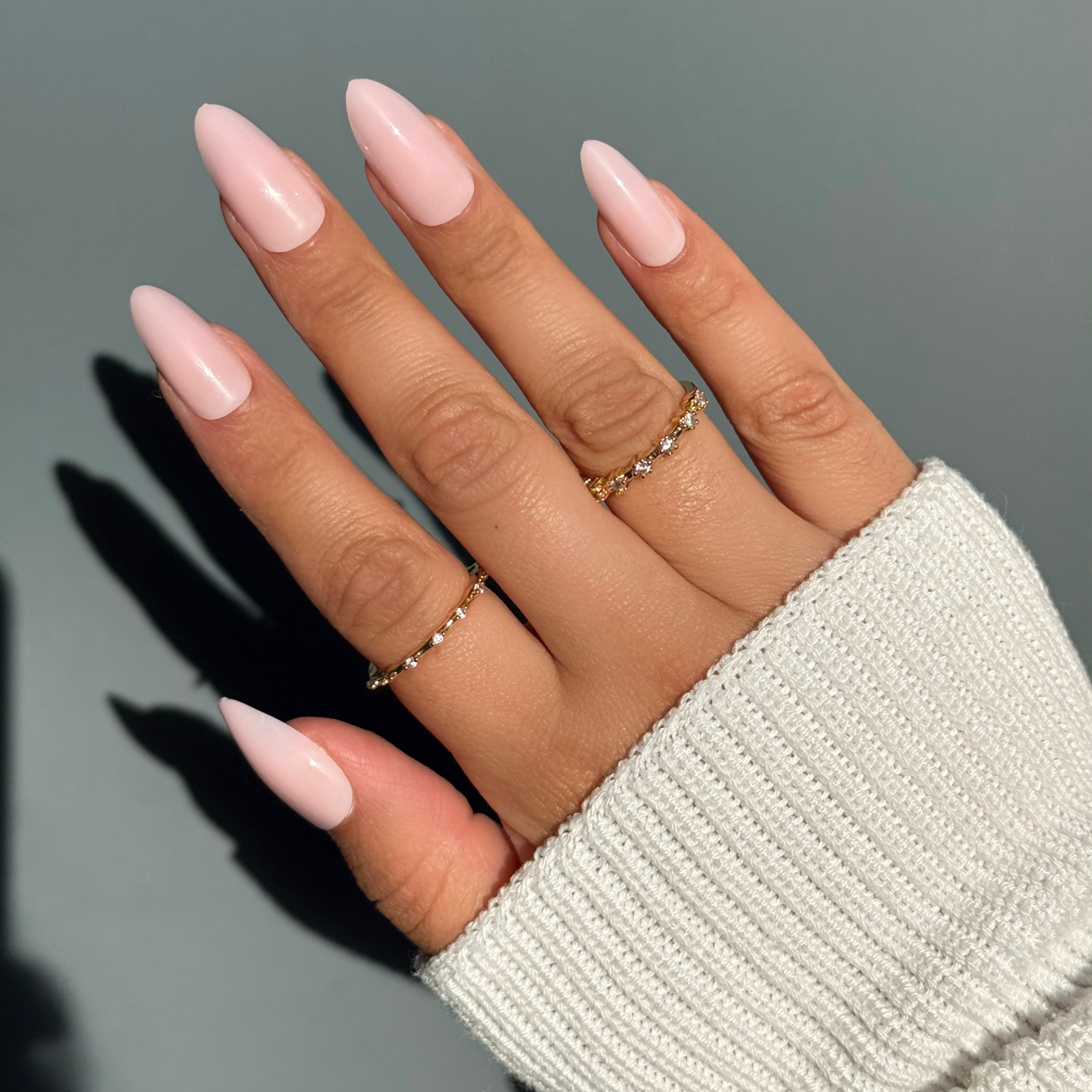 Milk Blush Nails