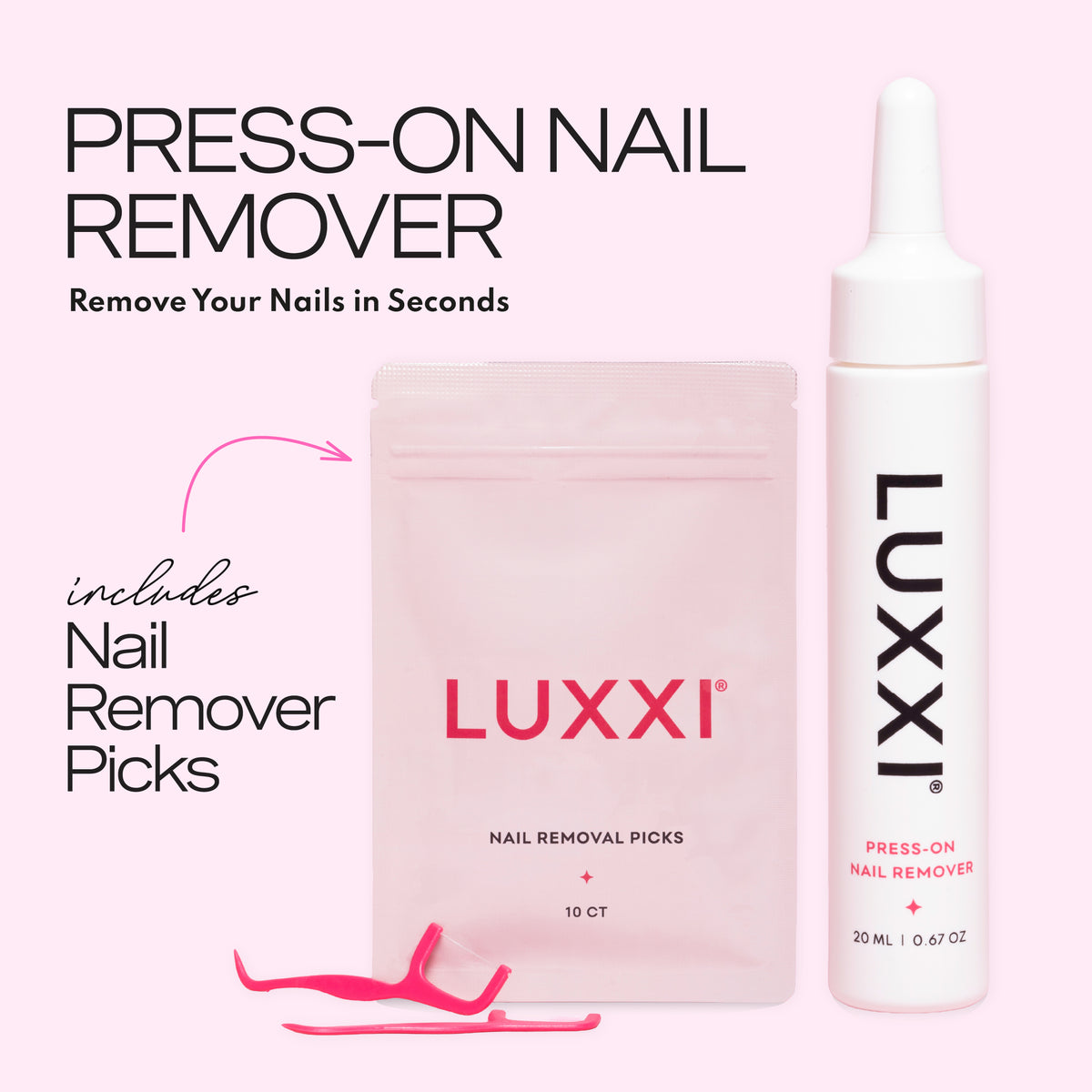 Press-On Nail Remover | Includes Nail Remover Picks