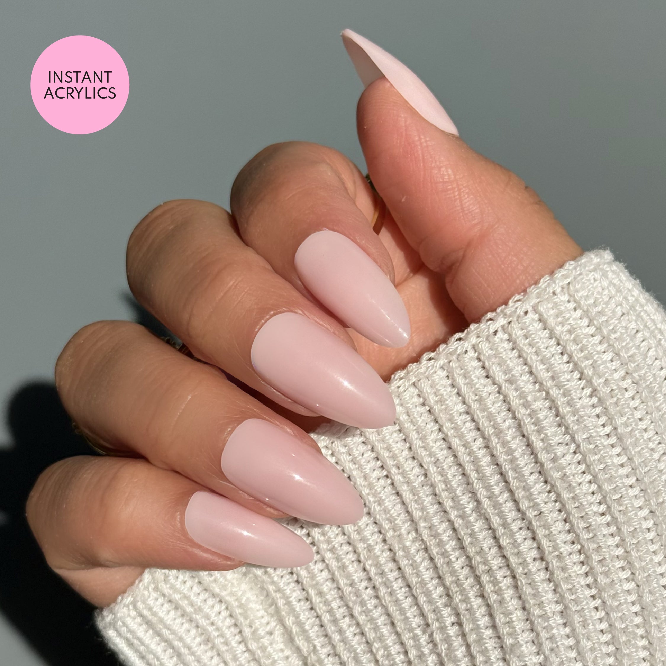 Milk Blush Nails