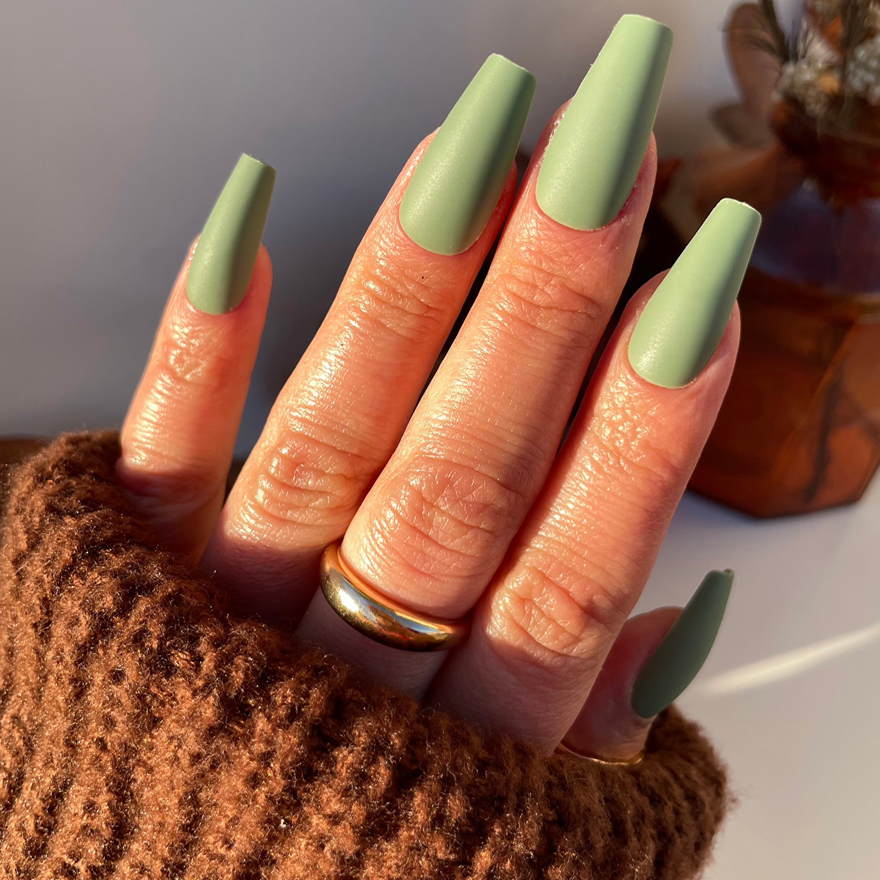 Olive Nails