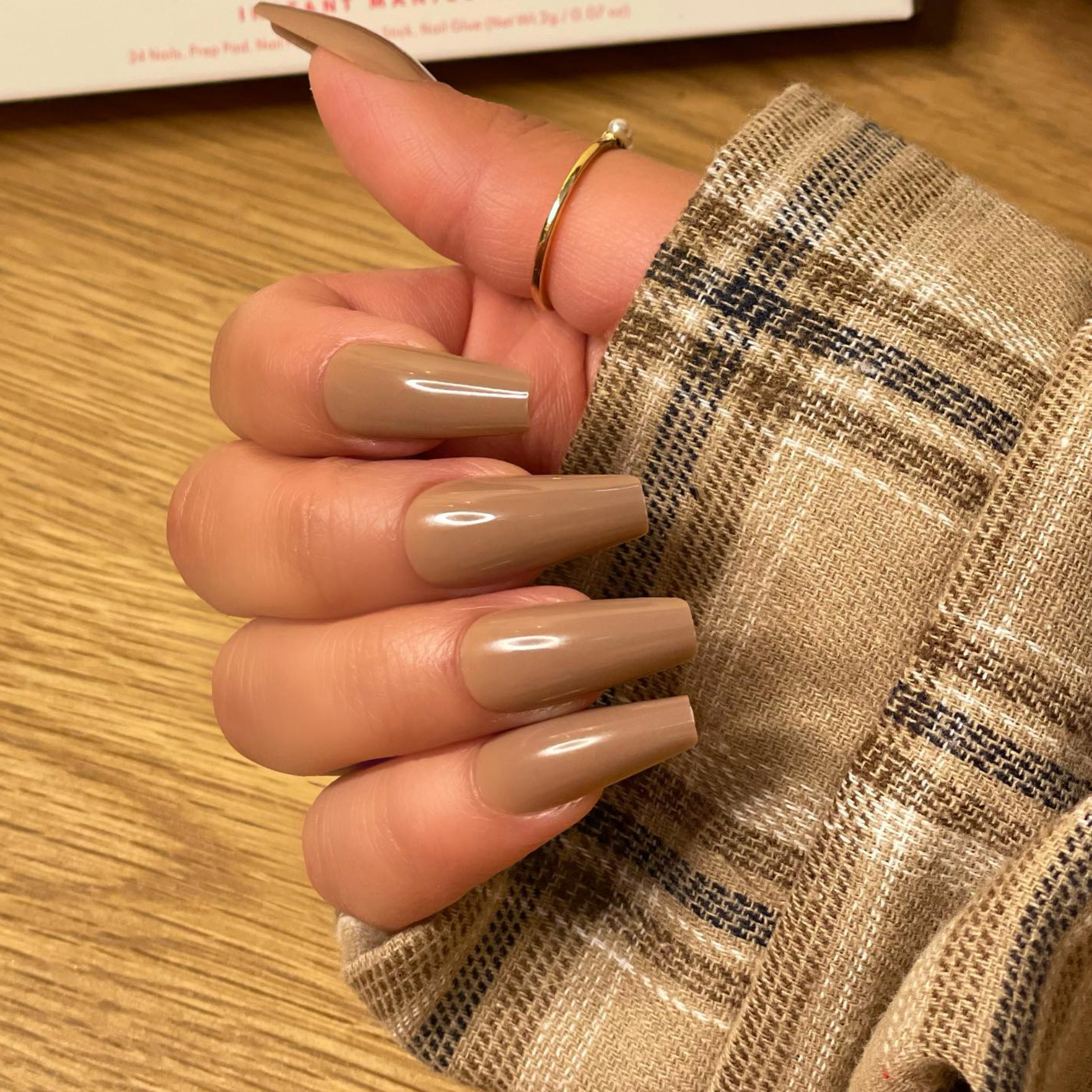 Not So Basic Brown Nails